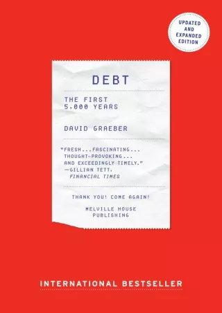 Ebook❤️(download)⚡️ Debt: The First 5000 Years