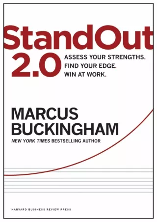 [PDF]❤️DOWNLOAD⚡️ StandOut 2.0: Assess Your Strengths, Find Your Edge, Win at Work
