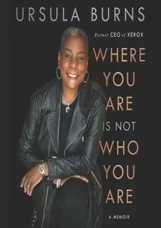 Pdf⚡️(read✔️online) Where You Are Is Not Who You Are: A Memoir