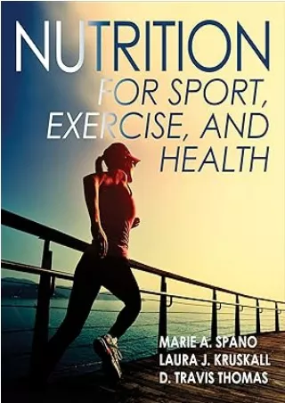 ❤️PDF⚡️ Nutrition for Sport, Exercise, and Health