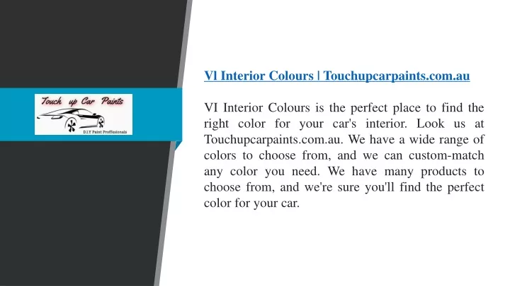 vl interior colours touchupcarpaints