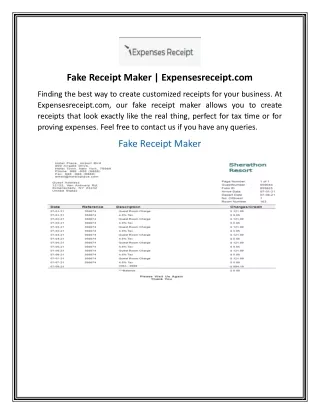 fake receipt maker expensesreceipt com