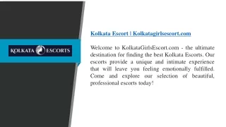 Kolkata Escort  Kolkatagirlsescort.com