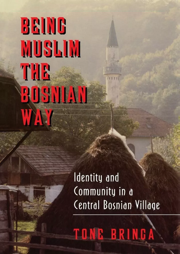 read pdf being muslim the bosnian way download