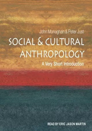 ⭐READ❤ [PDF]  Social and Cultural Anthropology: A Very Short Introduction