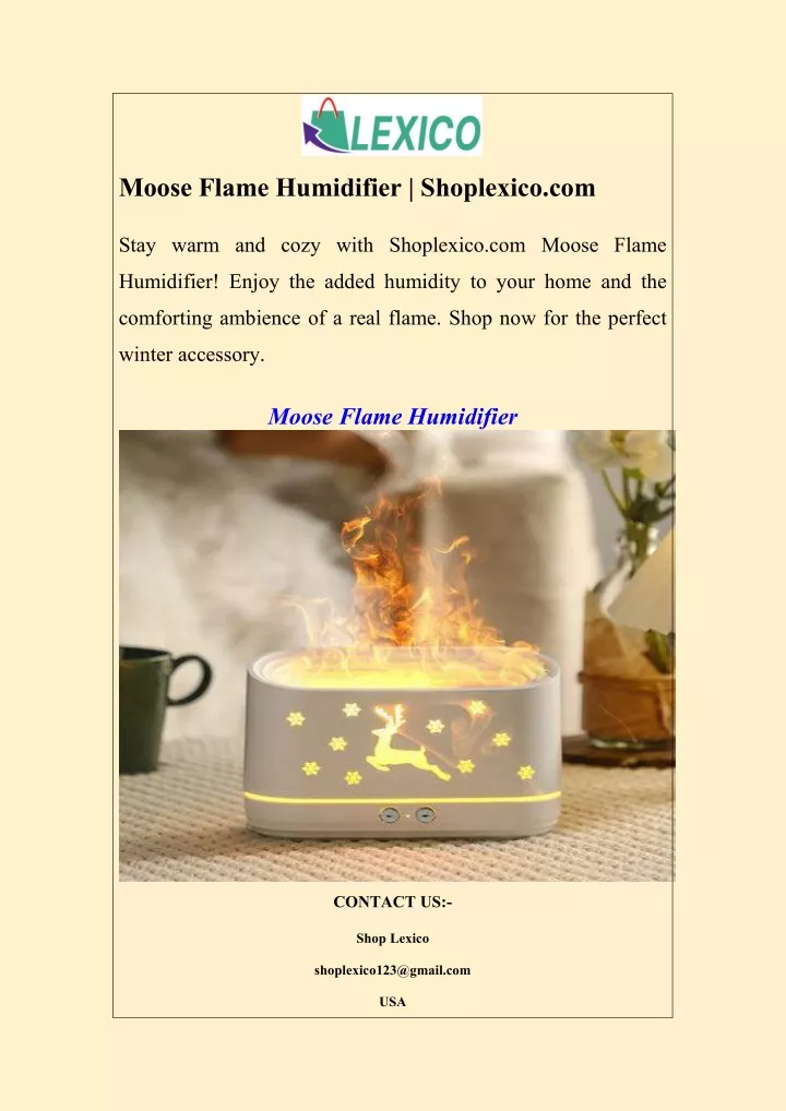 moose flame humidifier shoplexico com