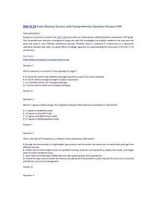 2v0 71 23 exam mastery success with comprehensive