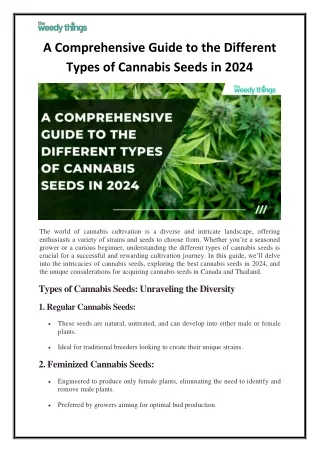 a comprehensive guide to the different types