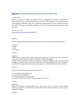 4a0 ai1 exam comprehensive question answers