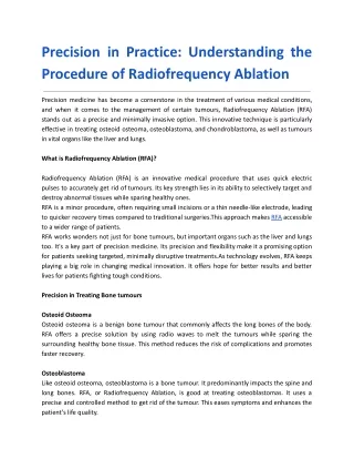 Precision in Practice_ Understanding the Procedure of Radiofrequency Ablation.docx