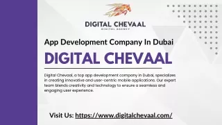 App Development Company In Dubai