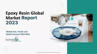 epoxy resin global market report 2023