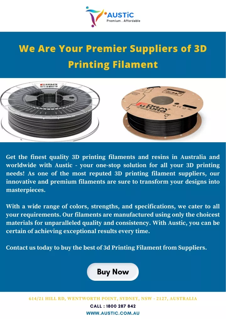 we are your premier suppliers of 3d printing