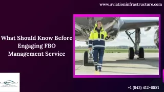 What Should Know Before Engaging FBO Management Service