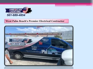 West Palm Beach's Premier Electrical Contractor