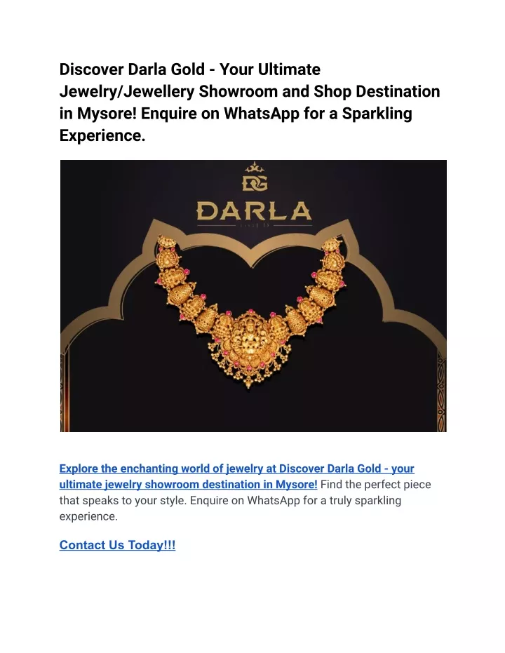 discover darla gold your ultimate jewelry