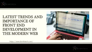 Latest Trends And Importance Of Front End Development In The Modern Web