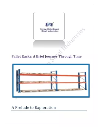 Pallet Racks A Brief Journey Through Time