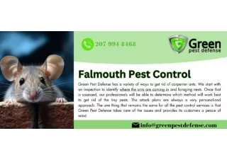 Falmouth pest control