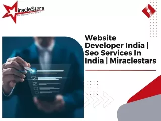 Website Developer India  Seo Services In India  Miraclestars