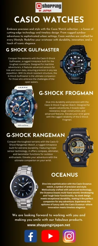 The Best Casio Watches