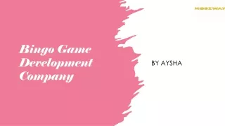 Bingo Game Development Company