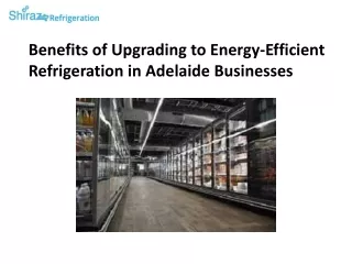 Benefits of Upgrading to Energy-Efficient Refrigeration in Adelaide Businesses
