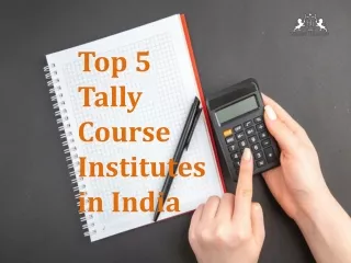Top 5 Tally Courses in India