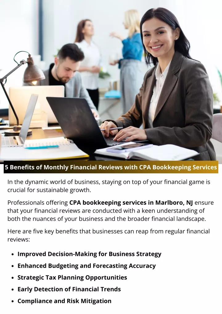 5 benefits of monthly financial reviews with