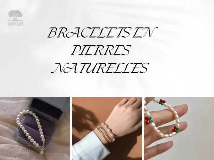 bracelets en pierres naturelles