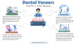 Dental Veneers Benefits in Smile Makeover