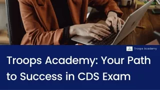 Troops Academy Your Path to Success in CDS Exam
