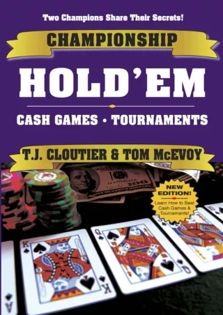 [⚡PDF] ✔Download⭐ Championship Hold'em