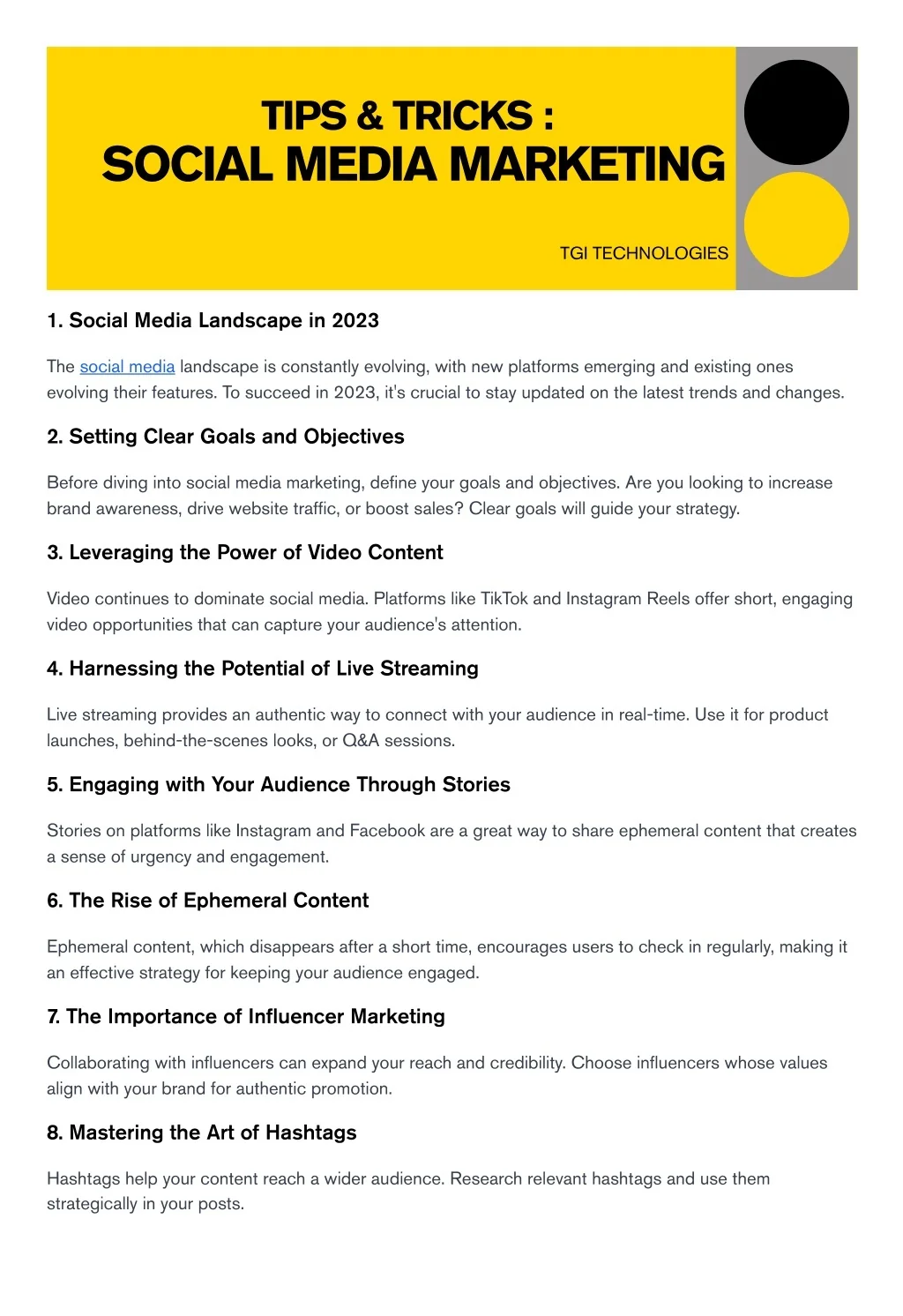 PPT - Tips & Tricks for Social Media Marketing PowerPoint Presentation ...