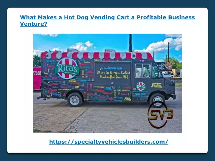 what makes a hot dog vending cart a profitable