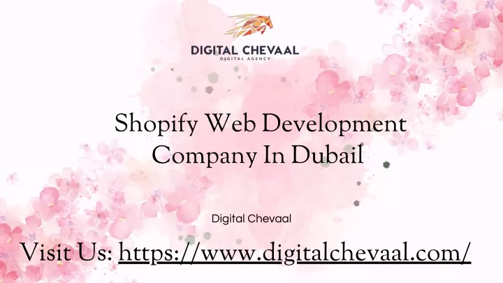 shopify web development company in dubail