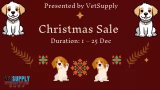 Christmas Sale & Deals 2023 on Pet Supplies  VetSupply