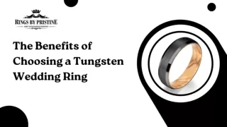 THE BENEFITS OF CHOOSING A TUNGSTEN WEDDING RING