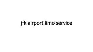 jfk airport limo service