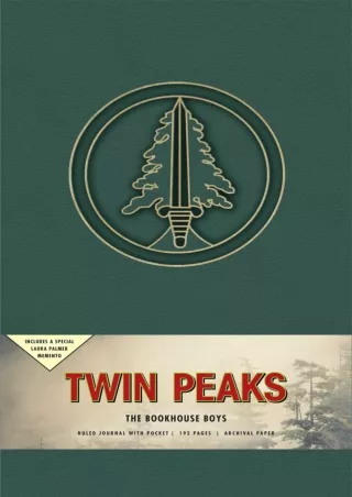 ⚡PDF/√READ❤ Twin Peaks The Bookhouse Boys Hardcover Ruled Journal (90's Classics)