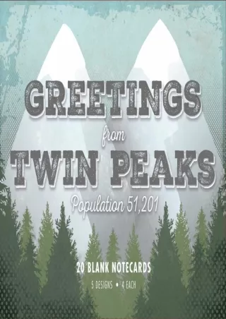 ✔Download⭐/⚡PDF Twin Peaks Card Collection (90's Classics)