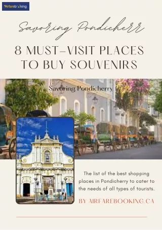 Savoring Pondicherry