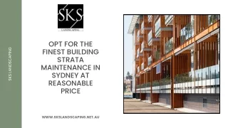 Opt for the Finest Building Strata Maintenance in Sydney At Reasonable Price