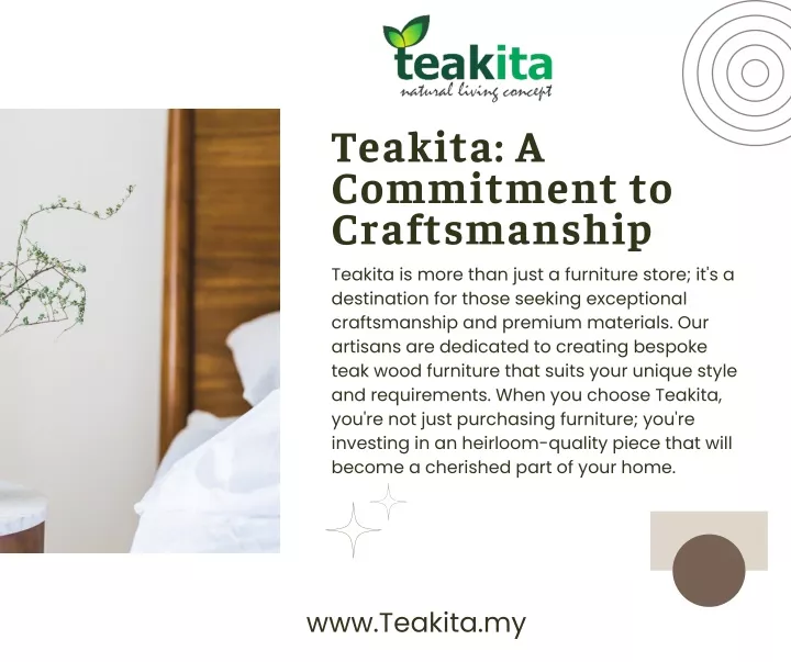 teakita a commitment to craftsmanship teakita