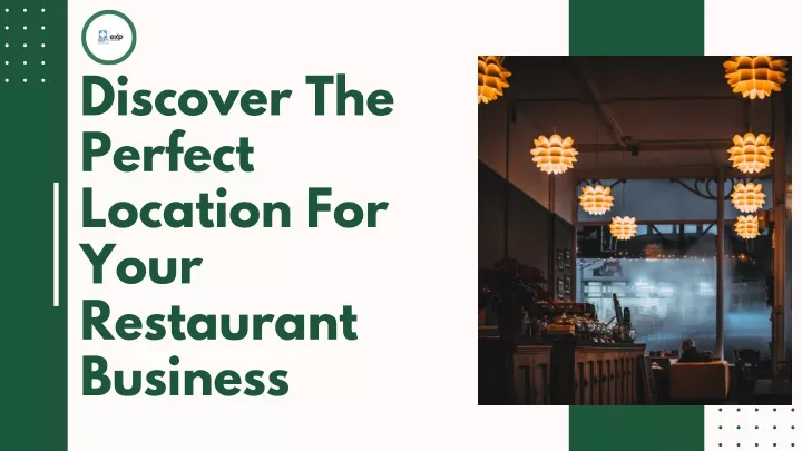 discover the perfect location for your restaurant