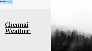chennai weather
