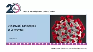 Use of Mask in Prevention of Coronavirus