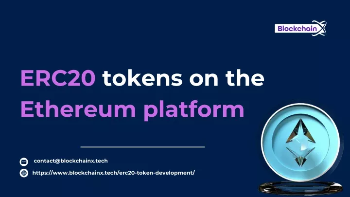 erc20 tokens on the ethereum platform