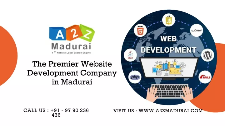 the premier website development company in madurai