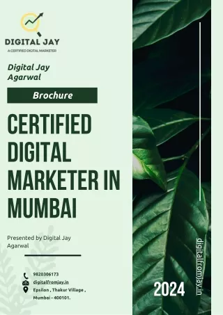 Digital Jay Agarwal Brochure